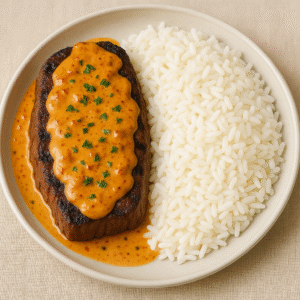 Creamy Chipotle Steak and Rice