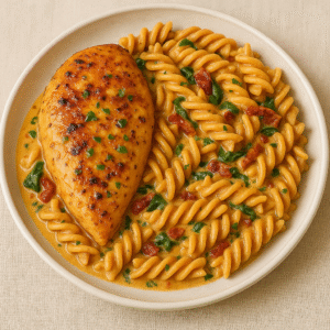 Tuscan Chicken Protein Pasta
